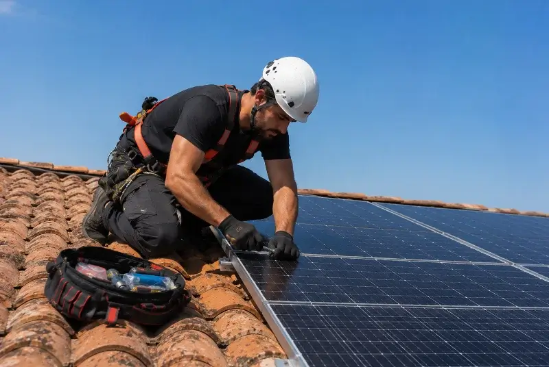 Maintenance et monitoring de panneaux solaires à Nages-et-Solorgues