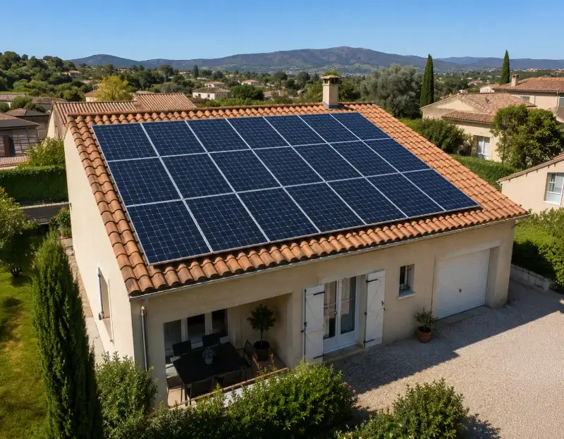 Prime à l'autoconsommation panneaux solaires Nages-et-Solorgues — aide financière de l'État